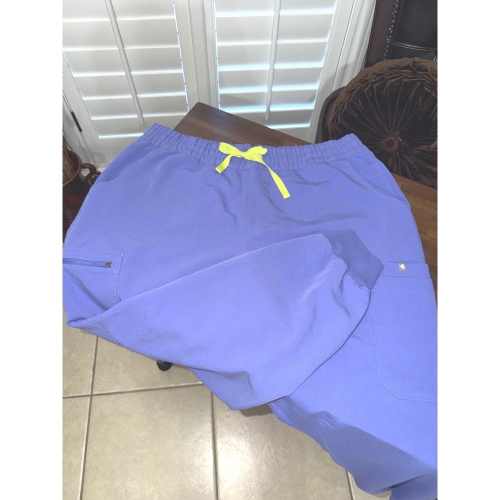 Figs Technical Collection Scrub Pants XXL Periwinkle Blue Jogger W23SW2014